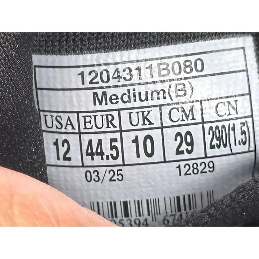 Brooks Ghost 17 1204311B080 Athletic Sneaker Women's 12B Black Mesh Gym Training